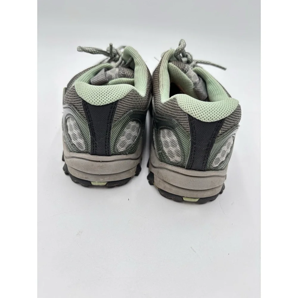 Merrell Womens 7 Trail Running Hiking Shoes Gray Mint M Select Grip Sneakers